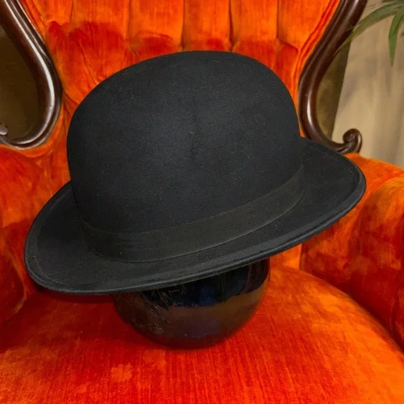 Welsh Driscoll & Buck 50s era Bowler Hat 7 1/8​ - Picture 2 of 10